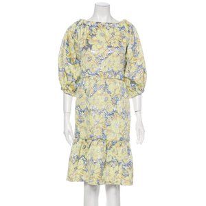 HOFMANN COPENHAGEN Floral Print Midi Length Dress
